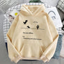 Cartoon Dinosaur Letter Print Hoodies Women Hooded Oversize Pullovers Harajuku Warm Kawaii Female Loose Streetwear Sweatshirts