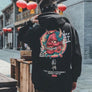 Fashion Cool Hip Hop Hoodies Japanese Streetwear Casual Sweatshirts Men Women Unisex Loose Pullover Oversized Devil Hoodie Male