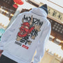 Fashion Cool Hip Hop Hoodies Japanese Streetwear Casual Sweatshirts Men Women Unisex Loose Pullover Oversized Devil Hoodie Male