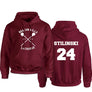 Teen Wolf Hoodie Men Stilinski 24 Lahey McCall Pullover Sweatshirt Male Print Red Hooded Mens Hoodies Hip Hop Hoddies Streetwear