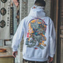 Fashion Cool Hip Hop Hoodies Japanese Streetwear Casual Sweatshirts Men Women Unisex Loose Pullover Oversized Devil Hoodie Male
