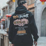 Fashion Cool Hip Hop Hoodies Japanese Streetwear Casual Sweatshirts Men Women Unisex Loose Pullover Oversized Devil Hoodie Male