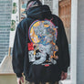 Fashion Cool Hip Hop Hoodies Japanese Streetwear Casual Sweatshirts Men Women Unisex Loose Pullover Oversized Devil Hoodie Male