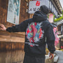 Fashion Cool Hip Hop Hoodies Japanese Streetwear Casual Sweatshirts Men Women Unisex Loose Pullover Oversized Devil Hoodie Male