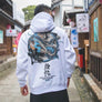 Fashion Cool Hip Hop Hoodies Japanese Streetwear Casual Sweatshirts Men Women Unisex Loose Pullover Oversized Devil Hoodie Male